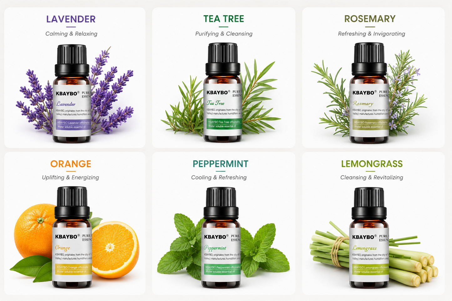Pure Botanical Essential Oil Blend