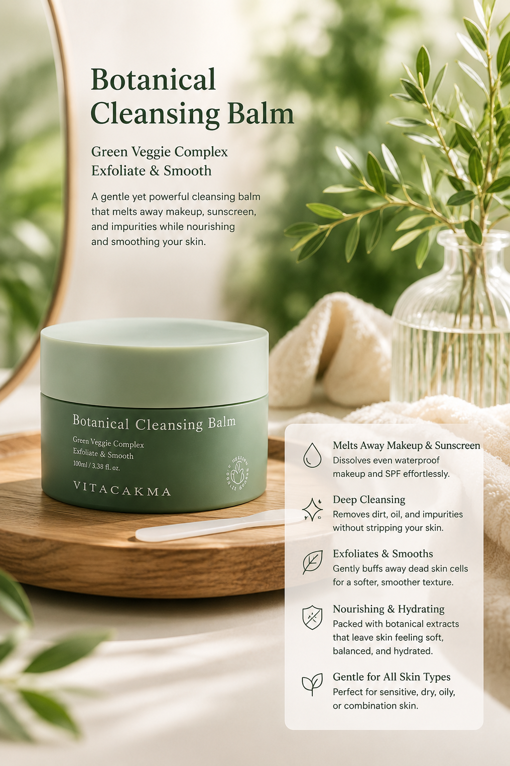 botanical cleansing balm